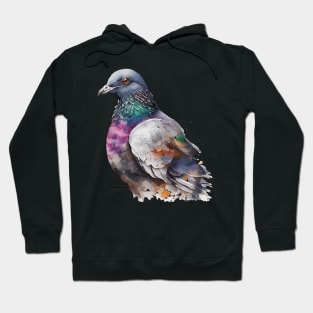 Watercolor Pigeon 2.0 Hoodie